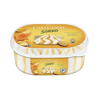 Gelado Baunilha Exótico Solero Les Desserts Carte D'Or (emb. 825 ml)
