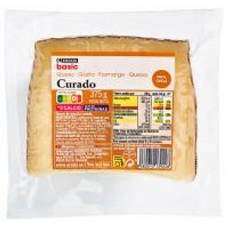 Queso Curado Mezcla Eroski, Cuña 375 G (12765970)