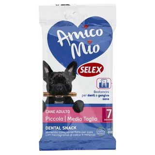 Selex Amico Mio Cane Di Taglia Medio/Piccola Dental Dog 7 Pezzi 110 G - 483886