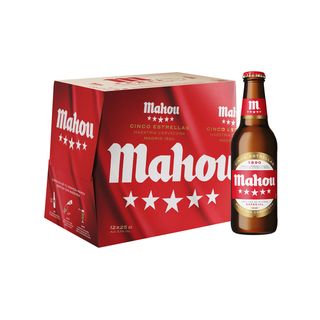 Cerveza Especial Mahou 5 Estrellas Pack 12 Uds. X. 25 Cl.