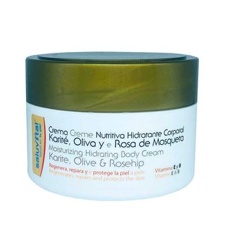 Karité, Oliva Y Rosa Mosqueta Crema Nutritiva 200Ml. Saluvital (8430653004001)