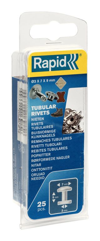 Rebites Tubular 3X7X9Mm. 25 Unds. (80125386)