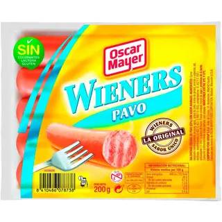 Salchichas De Pavo Oscar Mayer Todo Ave, Sobre 200 Gr.