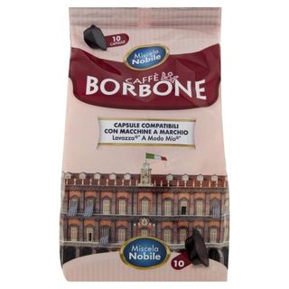 Caffè Borbone Miscela Nobile Capsule Compatibili Lavazza* A modo Mio* 10 x 7,2 g