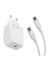 Cargador Muvit For Change Usb-C 20W Blanco 1M (3663111153590)