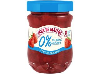 DOCE CASA DE MATEUS MORANGO 0% 280G