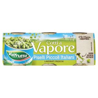 Valfrutta Piselli Picc.Vap.3X150G