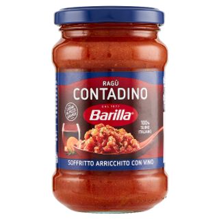 Barilla Sugo Ragù Contadino Con Vino Rosso Condimento Per Pasta 300G
