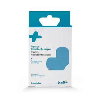 Tiras Adhesivas Resistentes Agua 4 Unidades Wells (5600954002492)
