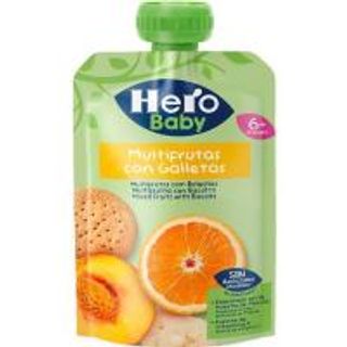Multifrutas Con Galleta 6 Meses Hero Baby 100 Gr. (18672014)