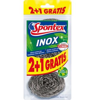 Estropajo Spontex Inox 2+1 3 Uds.