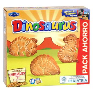 Artiach galletas dinosaurus pack ahorro familiar 411 g