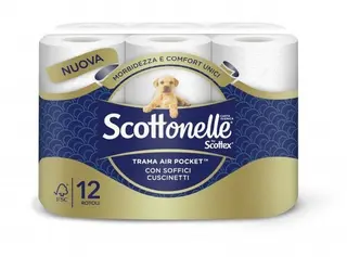 SCOTTONELLE CARTA IGIENICA TRAPUNTATA 12 ROTOLI SCO41700