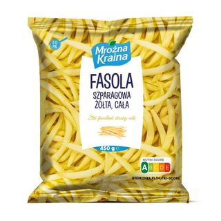 Mroźna Kraina Fasola szparagowa żółta cała mrożona 450 g