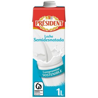 Leche Semidesnatada President 1 L