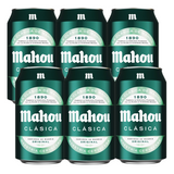 Pack 6x Mahou Clásica Cerveza Lata 330ml
