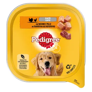 Pedigree Patè Con Pollo e Tacchino Vaschetta 300G
