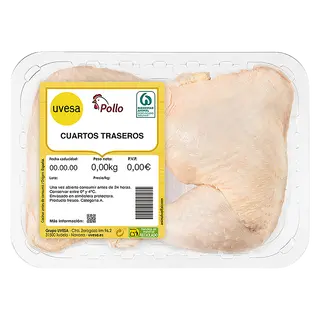Cuartos Traseros De Pollo Uvesa El Kilo