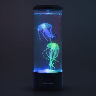 Lampada meduse - acquario cilindro