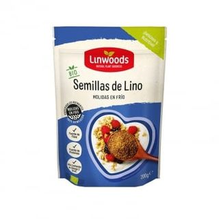Semillas De Lino Ecológicas Molidas Linwoods 200 G.