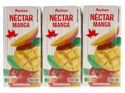 NÉCTAR AUCHAN MANGA 3X200ML