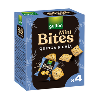 Mini Bites Quinoa Chia 160 Gramos Gullon