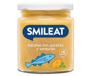 Tarrito De Bacalao Con Verduras Bio Smileat 230 G