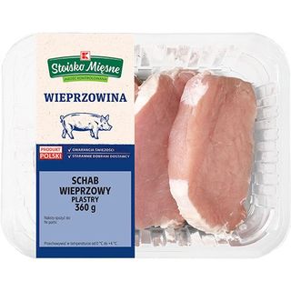 K-STOISKO MIĘSNE Schab wieprzowy bez kości, plastry 360 g