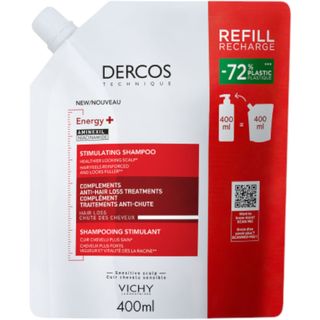 Vichy Dercos Szampon do włosów wzmacniający, Refill 