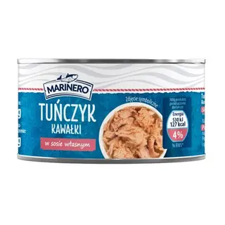 Marinero Tuńczyk kawałki w sosie własnym 185 g