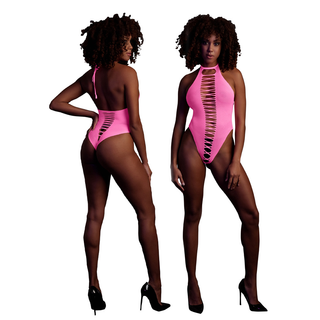 Fluorescencyjne Body Z Wysokim Wycieciem, Neon Róż Xl/xxxxl