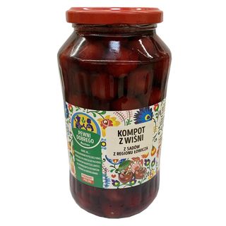 Pewni Dobrego - Kompot z wiśni z sadów z regionu Łowicza - 720 g