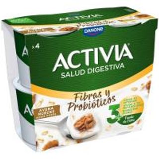 Yogur Fibras Con Avena Y Nueces Activia 4X120 Gr. (18656116)