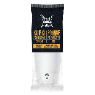 Czas Na Grill Kubki papierowe 500 ml 10 szt.