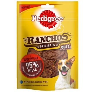 Pedigree Przysmak Ranchos Cuts z wołowiną, 65 g