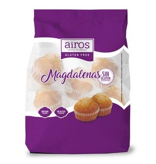Magdalenas Airos Sin Gluten 210 G