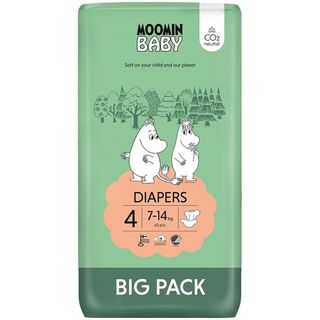 Moomin Baby - Fraldas Tamanho 4 Big Pack - 63 Un.  - 54512600427