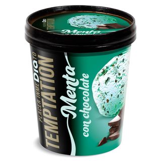 Tarrina De Helado Menta Con Chocolate Dia Temptation 350 G