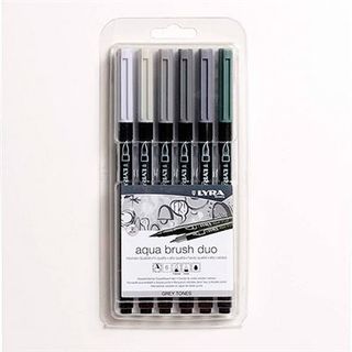 Lyra Blister 6 Aqua Brush Duo Grise (4084900610237)