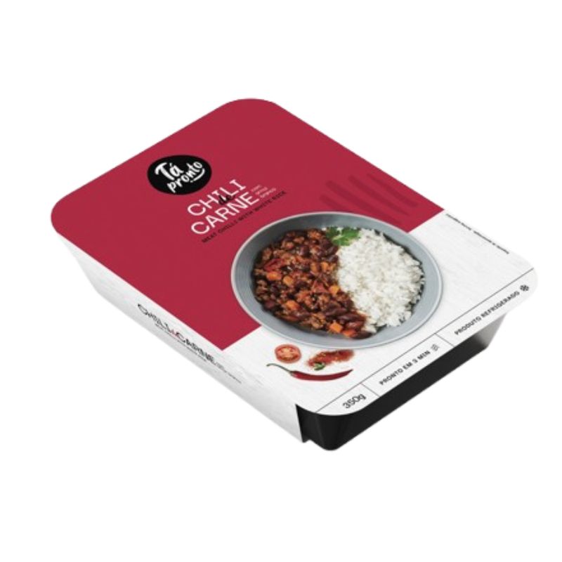 Tá Pronto Chili Carne c/ Arroz 350g