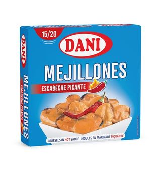 Mejillones Dani Escabeche Picante 69 G