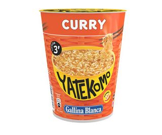 Fideos Orientales con Sabor A Curry Yatekomo 61 G.