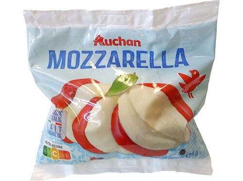 QUEIJO MOZZARELLA FRESCA AUCHAN 125G