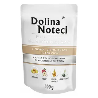 Dolina Noteci Karma mokra dla psów z z gęsią, ziemniakami i jabłkiem 100 g
