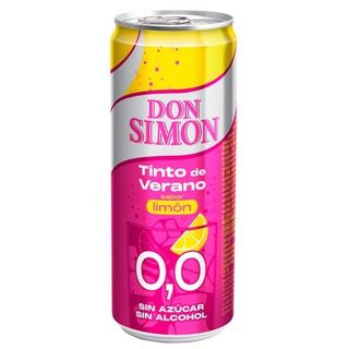 Tinto Verano Don Simón Limón Sin Alcohol Lata 33 Cl