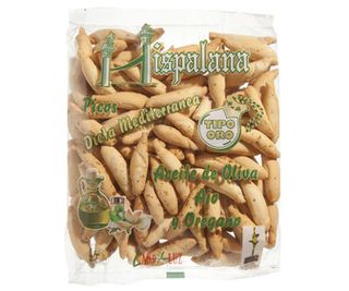 Picos con Aceite de Oliva Ajo y Orégano Hispalana 210 Gr,