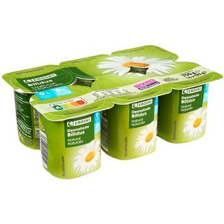 Bifidus Natural Desnatado Eroski, Pack 6X125 G (25965369)