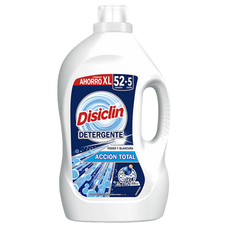 Detergente Líquido Acción Total Disiclín 52 Lavados