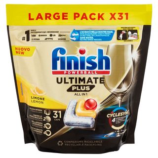 Finish Ultimate Plus All In One Limone Lavastoviglie 31 Caps - 000339160