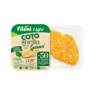 Fileni Light Cotosnella Spinaci Cotoletta con Filetti di Pollo 0,240 kg